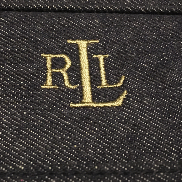 NEW~Lauren Ralph Lauren Denim Handbag**PRICE REDUCED* - Picture 2 of 6